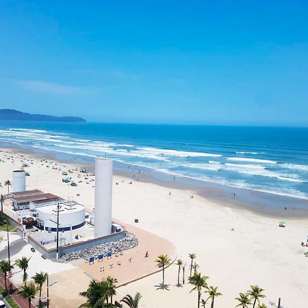 Apto C Vista Incrivel Para O Mar, Praia Grande Sp Exteriör bild